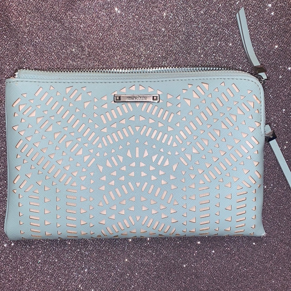 Stella & dot clutch bag with mirror.